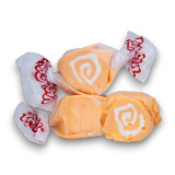 Orange Cream salt water taffy pieces