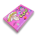 Warheads Sour Berry Mix Cubes 99g box showing berry cube design, stocked at The Professors Online Lolly Shop.