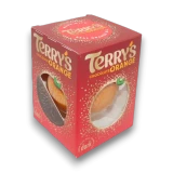 Terry's Chocolate Orange Dark Ball 145g featuring rich dark chocolate flavoured with real orange oil from The Professors.