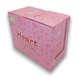 AIT Mini Gummy Heart display unit containing 12 x 45g heart-shaped gummy packs in strawberry and blue raspberry flavours, available at The Professors