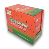 AIT Mini Gummy Watermelon Display Unit containing 12 x 45g watermelon-flavoured gummy packs