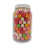 The Australian Sweet Co Mini Gobstoppers Rainbow 1.7kg jar with approximately 212 multicoloured balls