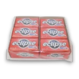 Eclipse Strawberry Mints tray with 12 individual 40g sugarfree tins