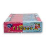 Beacon Fizzers Sour Strawberry chew bars in a 72pc bulk unit, available at The Professors Online Lolly Shop