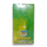 12-pack of TNT Mega Candy Sour Spray in assorted Watermelon and Grape flavours, gluten-free, available at The Professors
