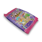 Jojo Party Mix Bag 500g viewed from the left with colourful party graphics at The Professors Online Lolly Shop