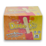 Swizzels Double Dips sachets, showcasing retro-style sherbet fizz dips with Swizzelsticks, available at The Professors Online Lolly Shop