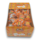 Trolli Mini Burgers individually wrapped in a 60-piece display box, perfect for parties, available at The Professors Online Lolly Shop. Trolli Mini Burgers individually wrapped in a 60-piece display box, perfect for parties, available at The Professors Online Lolly Shop.
