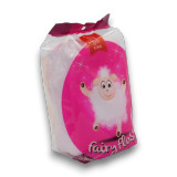 The Fairy Floss King 65g pink fairy floss bag showcasing its whimsical packaging and Australian-made label.