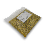 Yellow Choc Drops candy-coated chocolate, 500g bag, perfect for parties or lolly shops, available at The Professors Online Lolly Shop