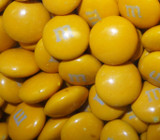 Single Colour M&M s - Gold, by Mars,  and more Confectionery at The Professors Online Lolly Shop. (Image Number :4428)