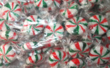 Starlight Mint Twists - Red, Green and White, by AIT Confectionery,  and more Confectionery at The Professors Online Lolly Shop. (Image Number :5485)