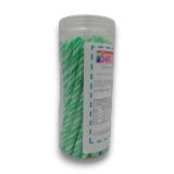 Sweet Treats Green Apple Candy Poles 540g jar available at The Professors.
