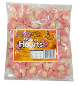 Lolliland Sour Hearts - Pink and White, by Lolliland,  and more Confectionery at The Professors Online Lolly Shop. (Image Number :8641)