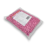 Sweet Treats Purple Choc Buttons 1kg bag showing purple candy-coated chocolate buttons in bulk packaging.