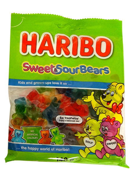 Haribo Sweet & Sour Bears online at The Professors Online Lolly Shop