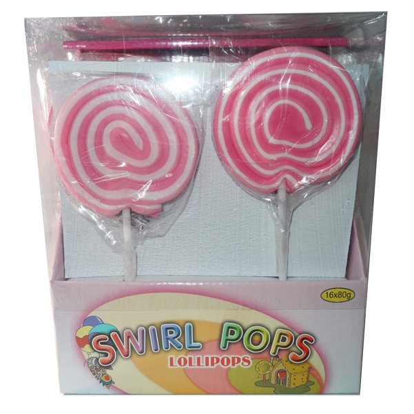 Big Swirl Lollipops Black and White, and other Confectionery at