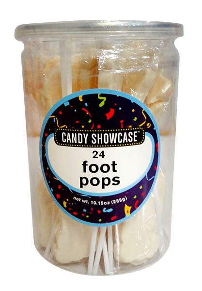 Candy showcase Mini Dummy Pop Pink and White, now available to Buy