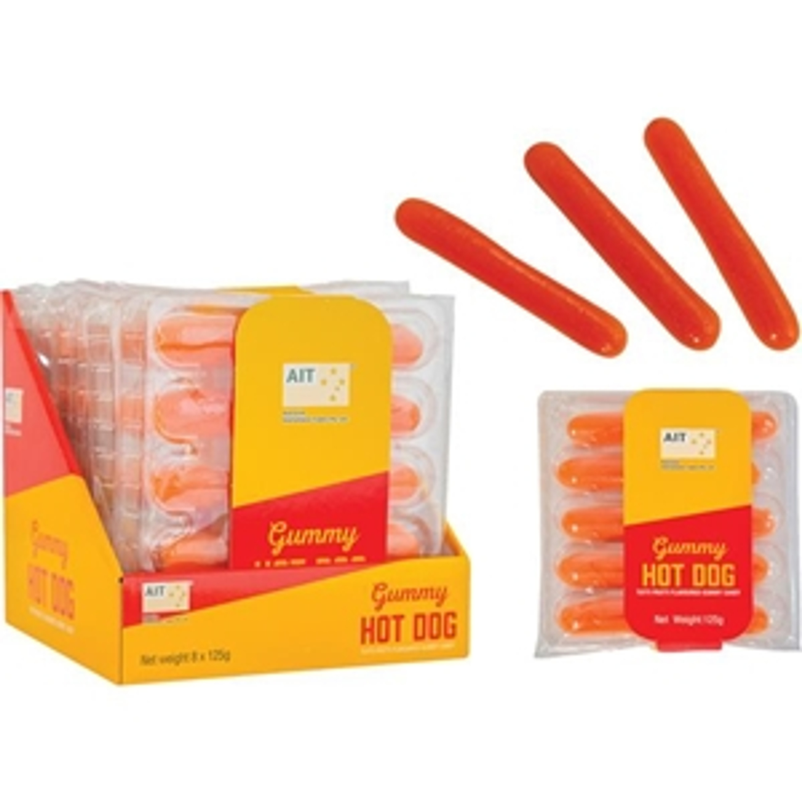 Trolli Hot Dogs - purchase at The Professors Online Lolly Shop (2037)