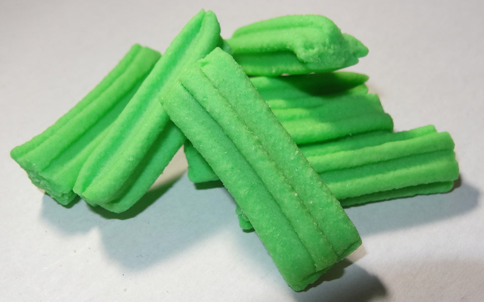 Premium Mini Fruit Sticks Green with a Lime Flavour Looking for it