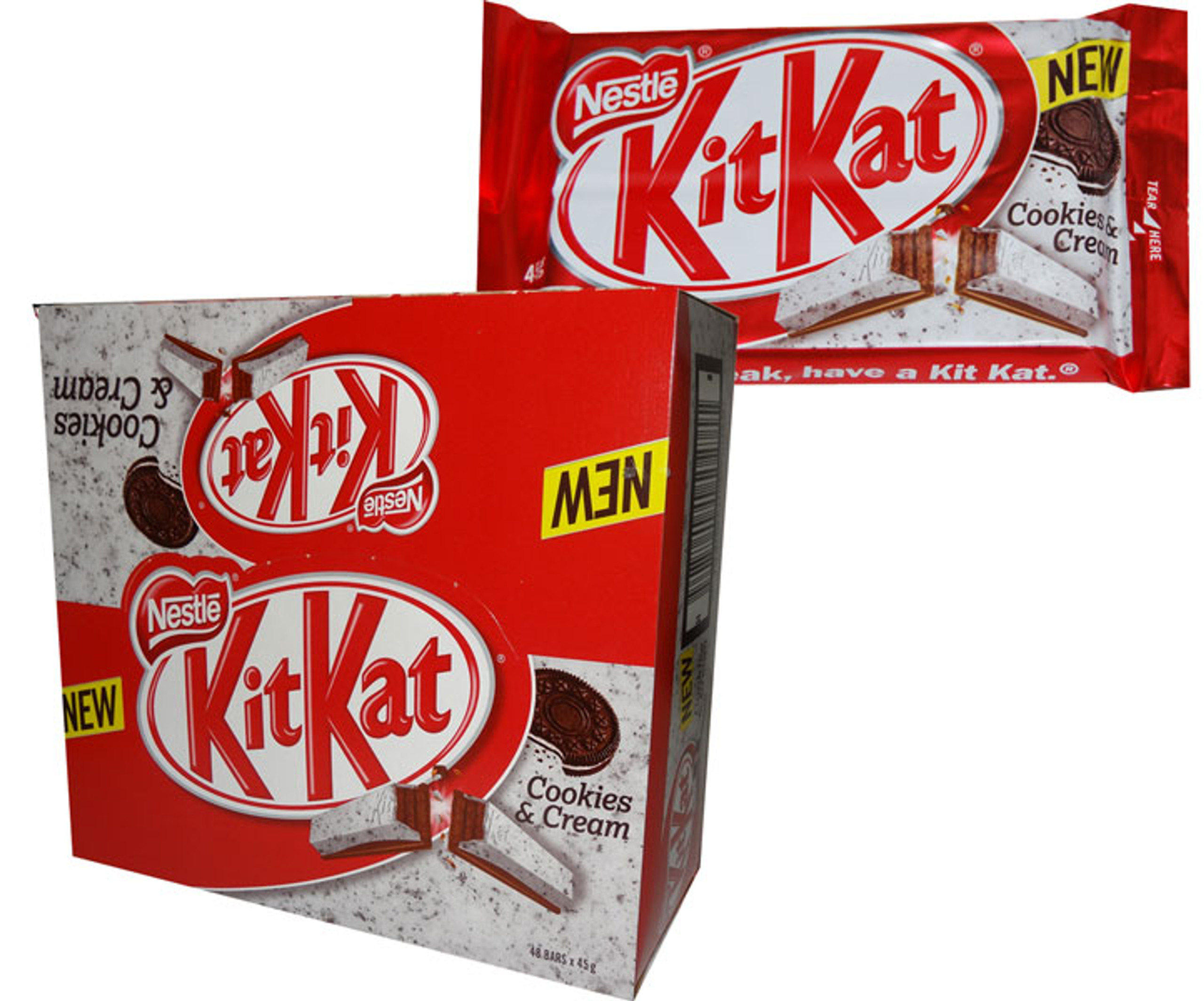 Nestle Kit Kat Cookies and Cream, and other Confectionery at Australias cheapest prices , are