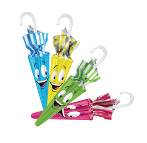 Abtey Chocolatier Foiled Milk Chocolate Umbrella Faces Assorted