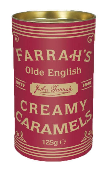 Get Farrahs Olde English Creamy Caramels Red at The Professors Online