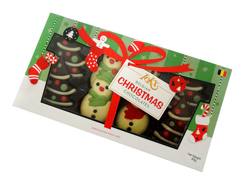 Belgian Chocolates - 4 Snowmen & 4 Christmas Trees and more Confectionery at The Professors Online Lolly Shop. (Image Number :17411) Belgian Chocolates - 4 Snowmen & 4 Christmas Trees and more Confectionery at The Professors Online Lolly Shop. (Image Number :17411)