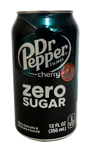 Dr. Pepper Cherry - Zero Sugar, by Dr Pepper,  and more Beverages at The Professors Online Lolly Shop. (Image Number :18578)