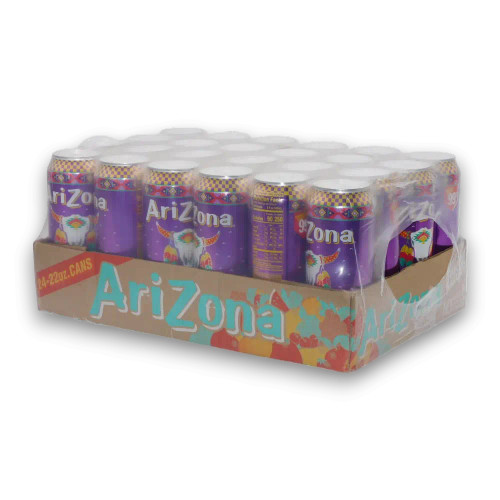 Arizona Iced Tea Cans - Fruit Punch (24 x 680ml) in bulk packaging, featuring a vibrant fruit punch flavour. Arizona Iced Tea Cans - Fruit Punch (24 x 680ml) in bulk packaging, featuring a vibrant fruit punch flavour.