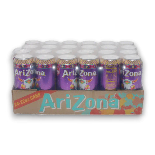 AriZona Fruit Punch can showing its colourful design and fruit punch label, available at The Professors Online Lolly Shop.