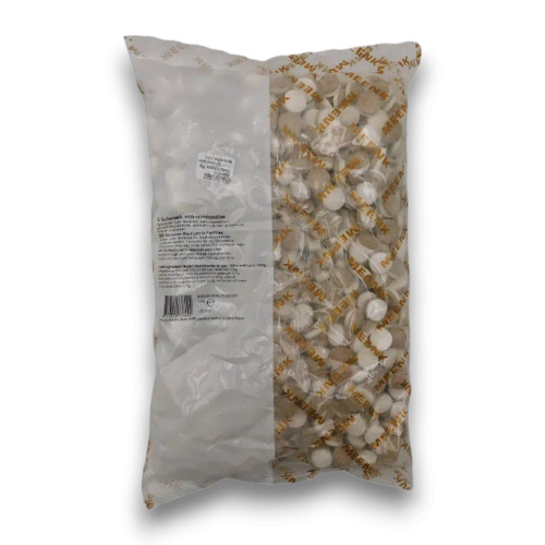Meenk TV Pastilles 1kg bulk bag showcasing Dutch salmiak liquorice pastilles, available at The Professors Online Lolly Shop. Meenk TV Pastilles 1kg bulk bag showcasing Dutch salmiak liquorice pastilles, available at The Professors Online Lolly Shop.