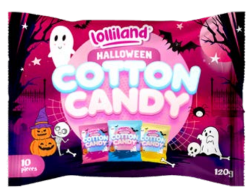 Lolliland Halloween Cotton Candy, by Lolliland, and more Confectionery at The Professors Online Lolly Shop. (Image Number :19780) Lolliland Halloween Cotton Candy, by Lolliland, and more Confectionery at The Professors Online Lolly Shop. (Image Number :19780)