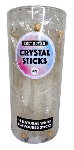 Crystal sticks - White and more Confectionery at The Professors Online Lolly Shop. (Image Number :20065)
