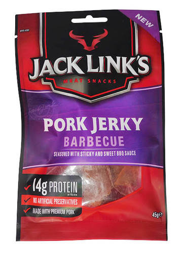 Jack Links Pork Jerky - Barbecue (10 x 50g in a Display Unit)