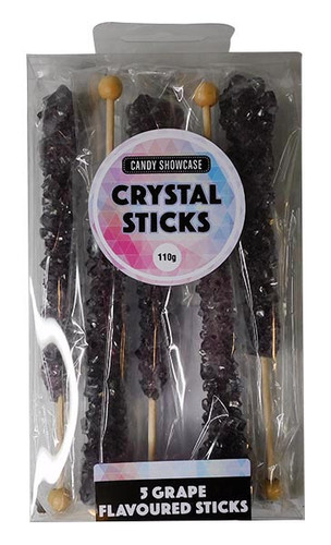 Crystal sticks - Purple, by Lolliland,  and more Confectionery at The Professors Online Lolly Shop. (Image Number :20365)