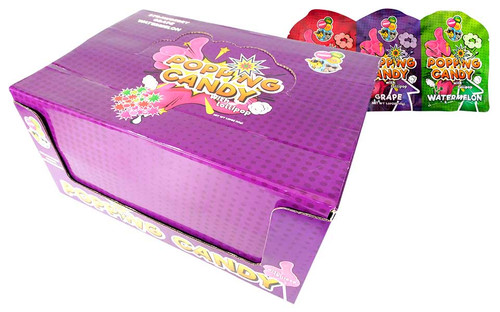 Fun Frenzy Popping Candy With Lollipop (24 x 3 Pack)
