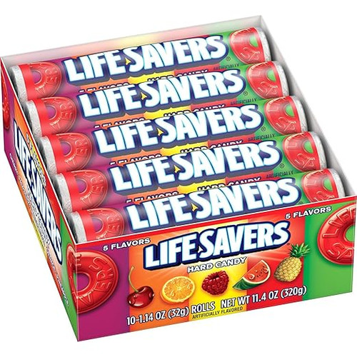Life Savers - Hard Candy - 5 Flavours (Display unit | 20 x 32g rolls)