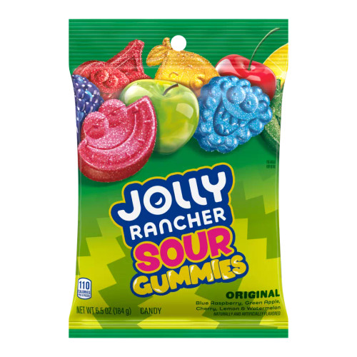 Jolly Rancher - Sour Gummies - Original Flavours (184g bag)