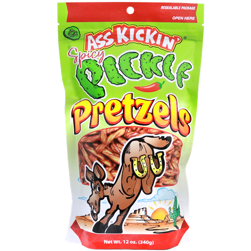 Ass Kickin Pretzels Spicy Pickle (340g)