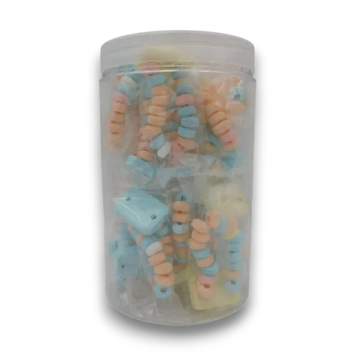 Sweet Treats Candy Watch display jar available at The Professors Online Lolly Shop.