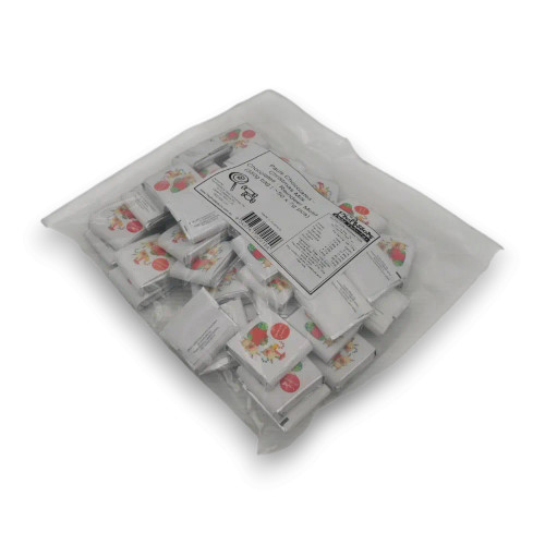 Pauls Chocolates Christmas Milk Chocolates Reindeer Motif shown in a clear 350g bag with festive wrappers, from The Professors.