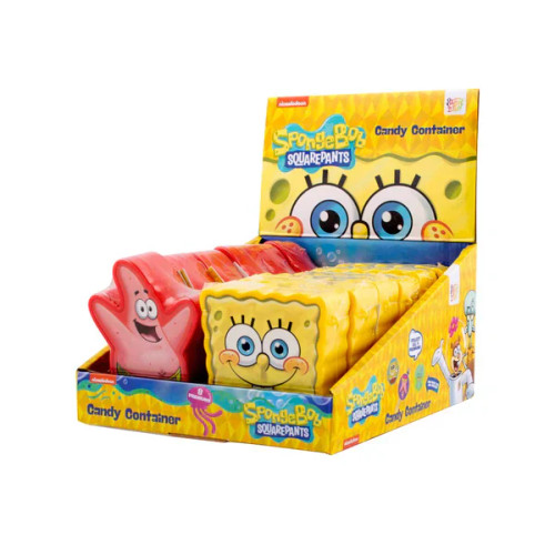 Nickelodeon - Spongebob SquarePants - Candy Containers (Display unit | 12 x 10g pcs) Nickelodeon - Spongebob SquarePants - Candy Containers (Display unit | 12 x 10g pcs)