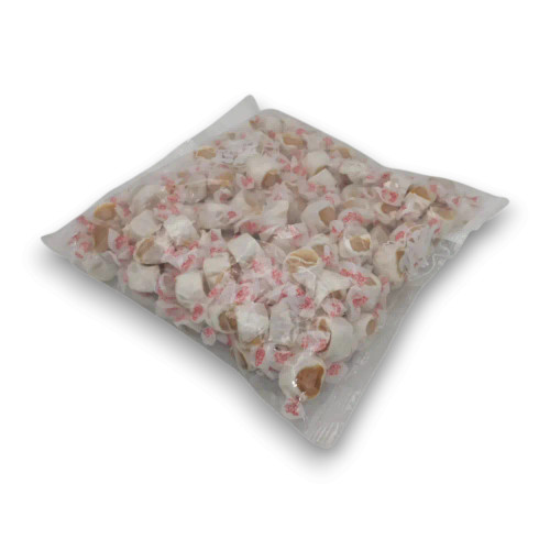 Bulk 1.13kg bag of Taffy Town German Chocolate Cake salt water taffy, chocolate and coconut flavour, at The Professors Online Lolly Shop.