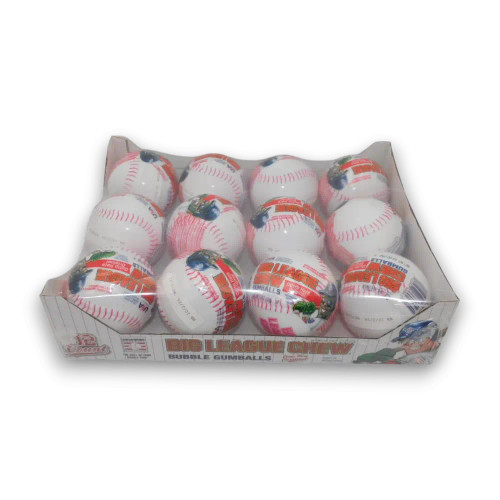 Big League Chew Bubble Gumballs display box, available at The Professors Online Lolly Shop.