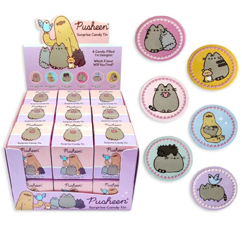 Pusheeen - Suprise Candy Tin (Display unit | 18 x 25.5g pcs)