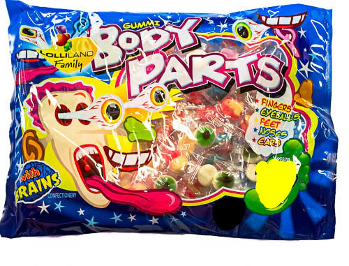 Lolliland - Gummi Body Parts (500g bag | ~60 x 8.33g pcs) Lolliland - Gummi Body Parts (500g bag | ~60 x 8.33g pcs)