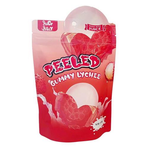 Juicy Jelly - Peeled - Gummy Lychee (120g bag) Juicy Jelly - Peeled - Gummy Lychee (120g bag)