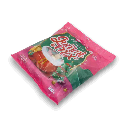 Lolliland Christmas Gummi Mix festive assorted lollies with chewy texture from The Professors Online Lolly Shop.