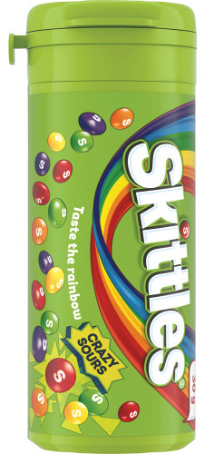 Skittles - Mini Tubes - Crazy Sours (Display Unit | 12 x 30g pcs) Skittles - Mini Tubes - Crazy Sours (Display Unit | 12 x 30g pcs)